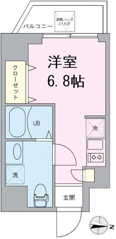 ALBA扇橋の物件間取画像