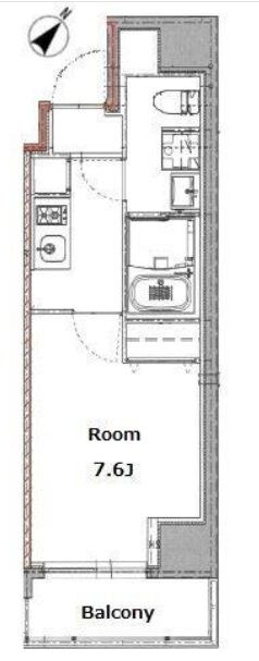 入谷駅 徒歩4分 3階の物件間取画像