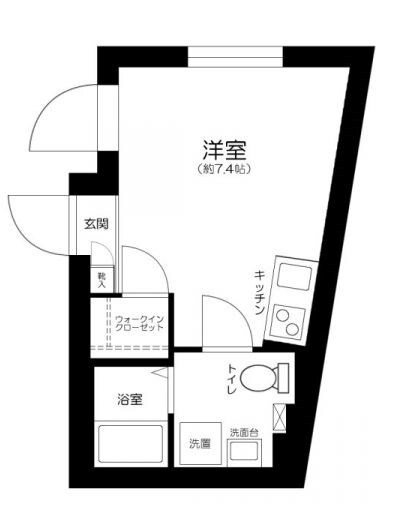 武蔵小山駅 徒歩10分 3階の物件間取画像
