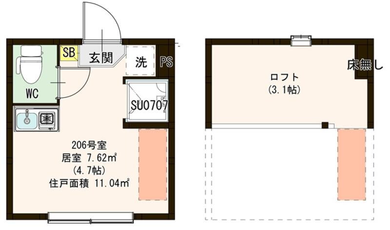 物件間取画像