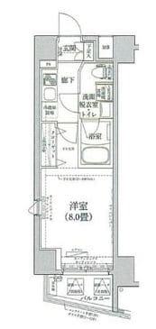 三ノ輪駅 徒歩4分 7階の物件間取画像