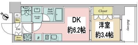 クレストコート押上Ｎｏｒｔｈの物件間取画像