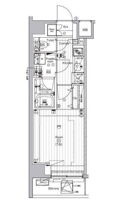 潮見駅 徒歩4分 3階の物件間取画像