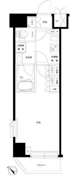 住吉駅 徒歩14分 10階の物件間取画像