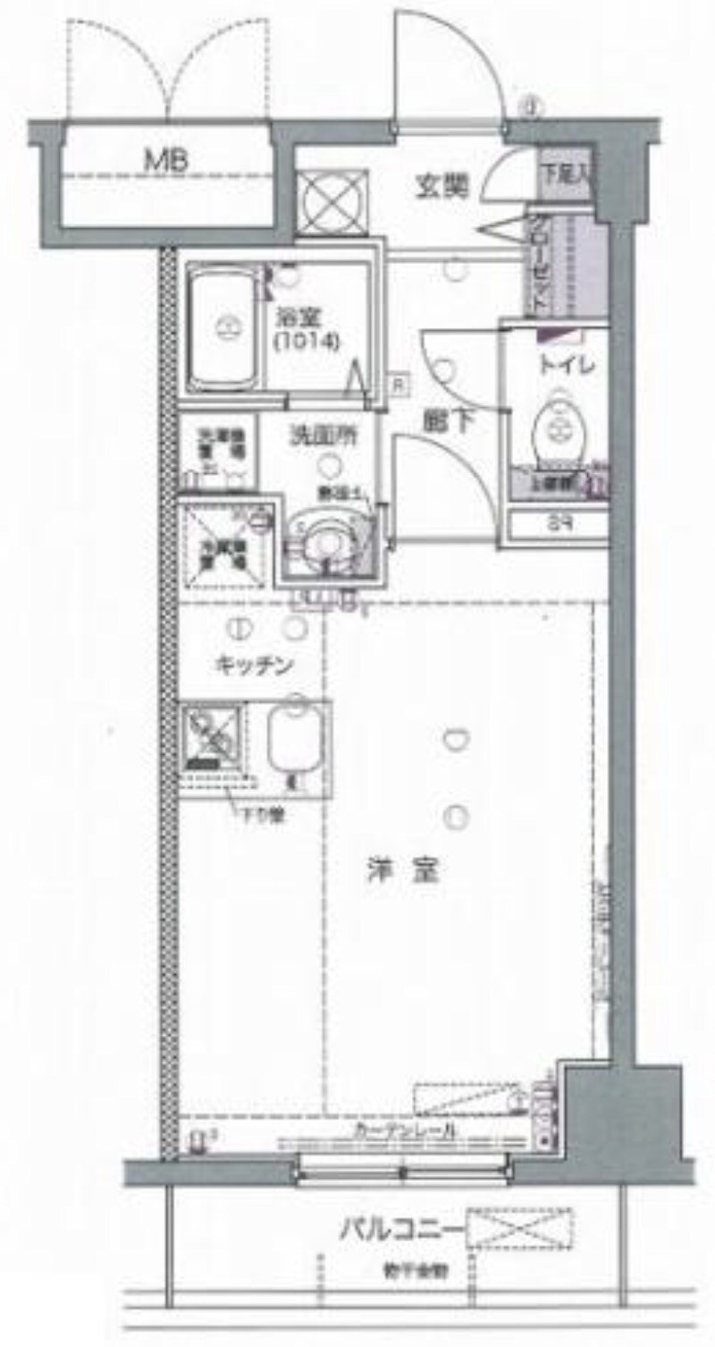FORTIS水天宮前の物件間取画像