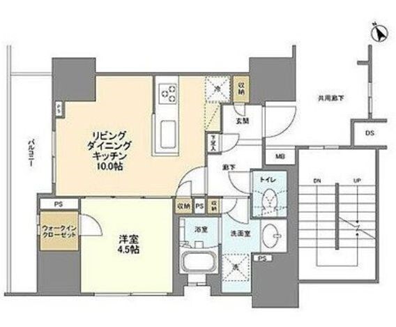 蔵前駅 徒歩4分 11階の物件間取画像