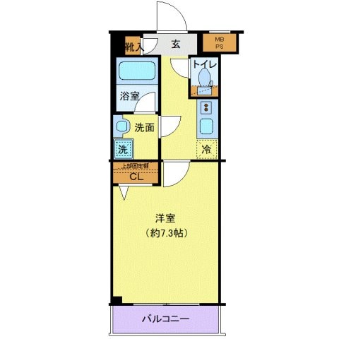 クレヴィスタ柴又の物件間取画像