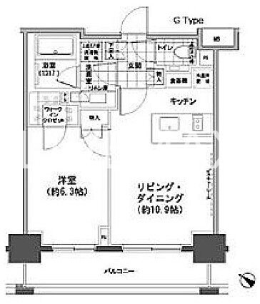 パークハビオ人形町の物件間取画像