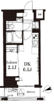 フレンシア御徒町の物件間取画像