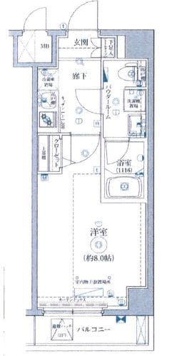 住吉駅 徒歩10分 1階の物件間取画像