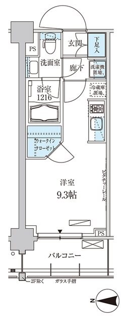 菊川駅 徒歩2分 4階の物件間取画像