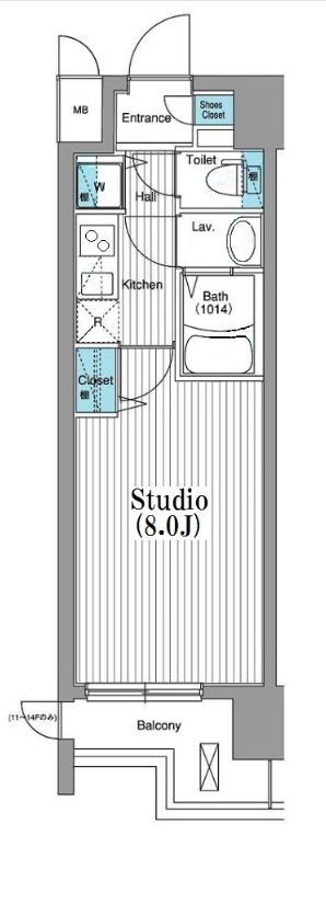 銀座駅 徒歩8分 3階の物件間取画像