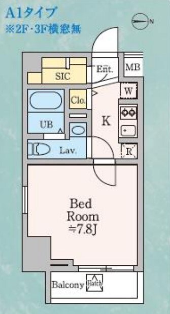 ドゥーエ西大島Ⅲの物件間取画像