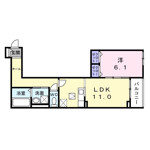 泉大津駅 徒歩12分 1階の物件間取画像