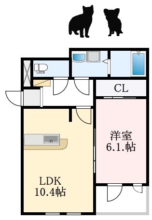 深井駅 徒歩21分 1階の物件間取画像