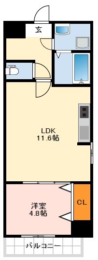 MANDARIN COURT 深井駅前の物件間取画像