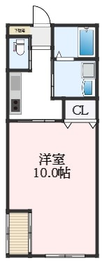 ロイヤルコート津久野の物件間取画像