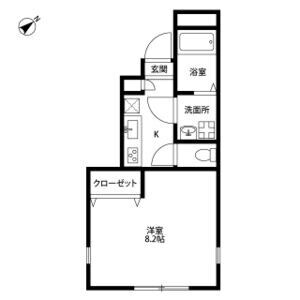 アスピリアボヌールの物件間取画像