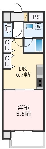 鈴の音の物件間取画像