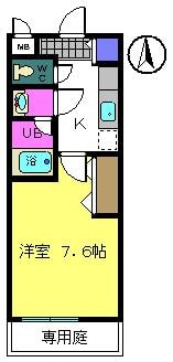 カサリラの物件間取画像