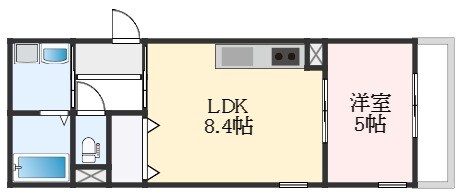 モンタージュ鳳駅前の物件間取画像