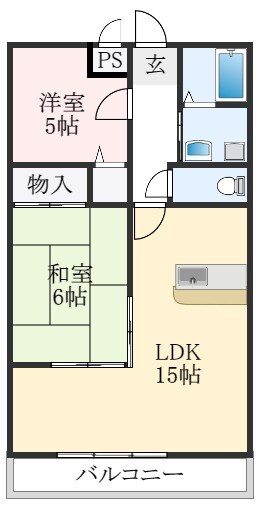 Dコート諏訪森の物件間取画像