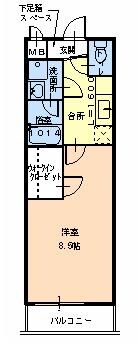 フジパレスフォーゲルII番館の物件間取画像