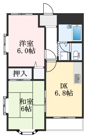 エバンジェルの物件間取画像