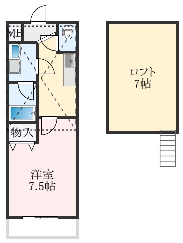 フジパレス北王子の物件間取画像