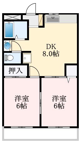 ヴィレッジ深井の物件間取画像