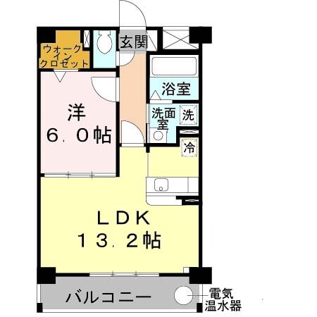 鳳駅 徒歩7分 3階の物件間取画像