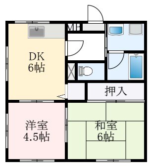 ラシャンブル福田2号館の物件間取画像