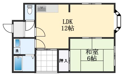 フォルテ泉大津の物件間取画像