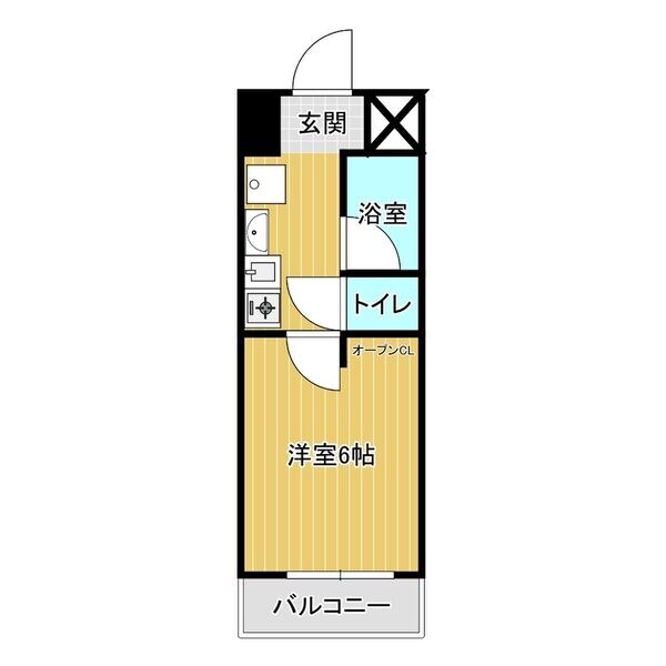 フリーディオ鳳東の物件間取画像