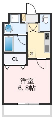 ローズステージ泉大津駅前の物件間取画像