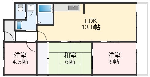 ファミール高石の物件間取画像