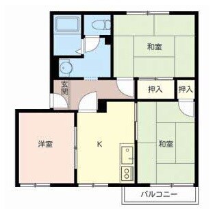 ハイツ曽根の物件間取画像