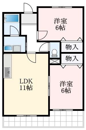 泉ケ丘駅 徒歩10分 3階の物件間取画像