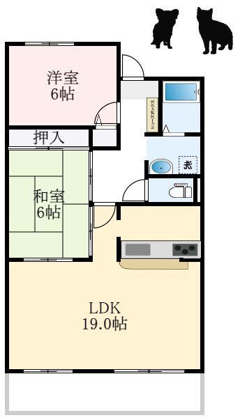 ブエナビスタ和泉中央の物件間取画像