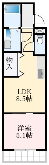 フジパレス深井水賀池の物件間取画像