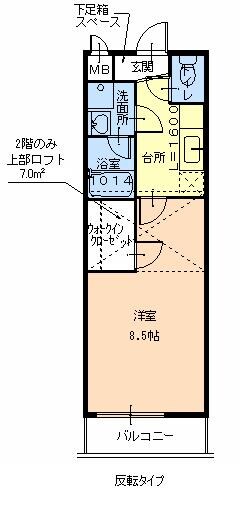 諏訪ノ森駅 徒歩12分 1階の物件間取画像