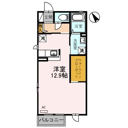 パル春日A棟の物件間取画像