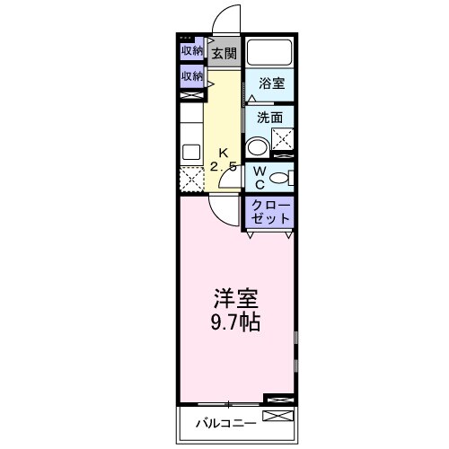 カーサ高陽の物件間取画像