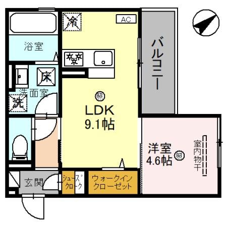 北助松駅 徒歩5分 1階の物件間取画像