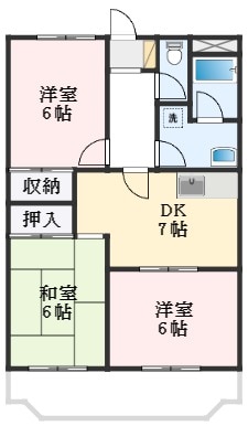 真田マンションの物件間取画像