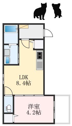 津久野駅 徒歩3分 2階の物件間取画像