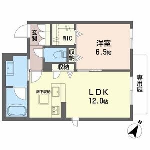 上野芝駅 徒歩12分 1階の物件間取画像