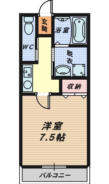 ＡＱＵＯＳ深井の物件間取画像