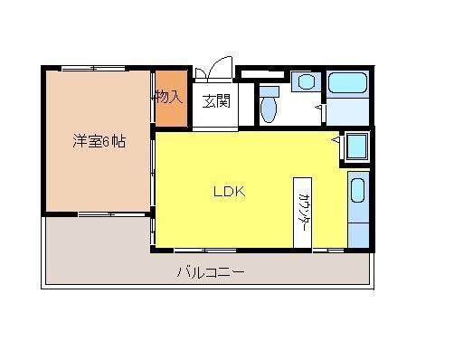 サンライフマンションの物件間取画像