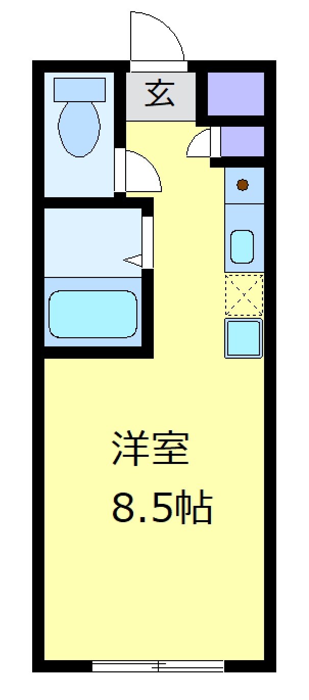 ヒルズ野尻の物件間取画像